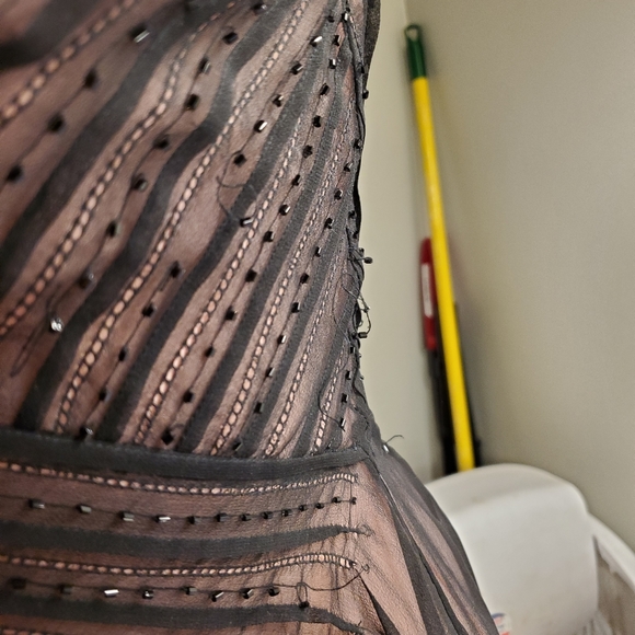 Vintage asymmetrical beaded dress - Picture 2 of 7